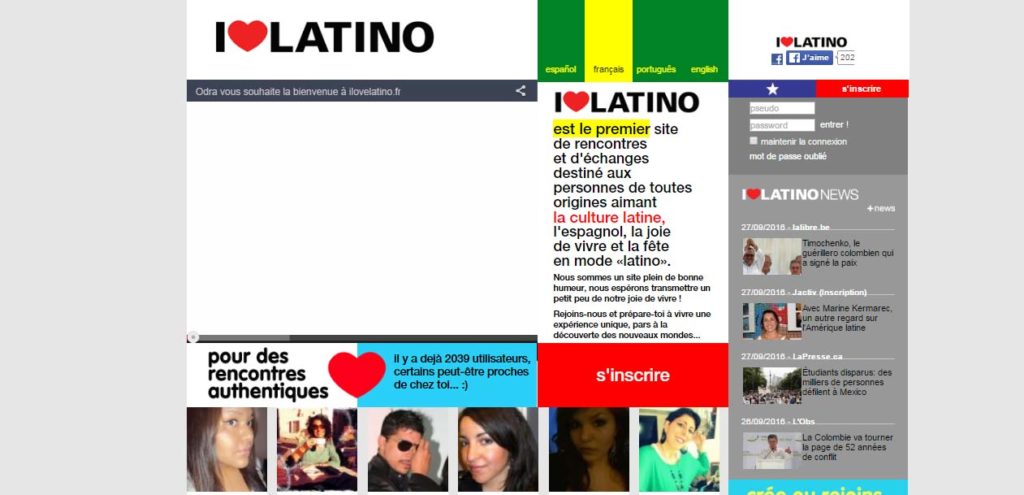 site de rencontre latino gratuit