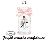 Jewel candle “confidence”