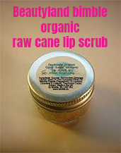 Beautyland bimble organic raw cane lip scrub