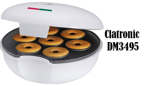 Clatronic DM3495 Machine à Donut Blanc