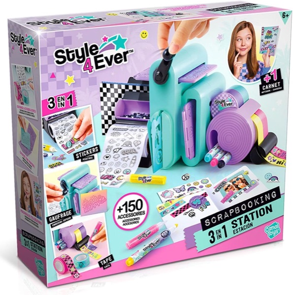 Kit Canal Toys Style 4 Ever Studio Scrapbooking 3 en 1 avec carnet et accessoires