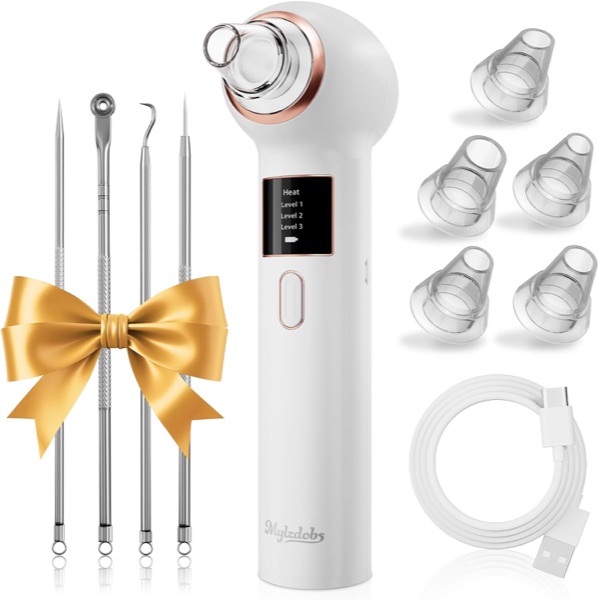Aspirateur à points noirs Mylzdobs blanc avec cinq sondes