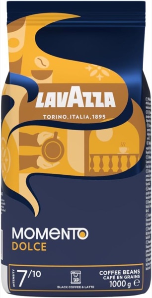 Paquet de café en grains Lavazza Momento Dolce de 1 kg