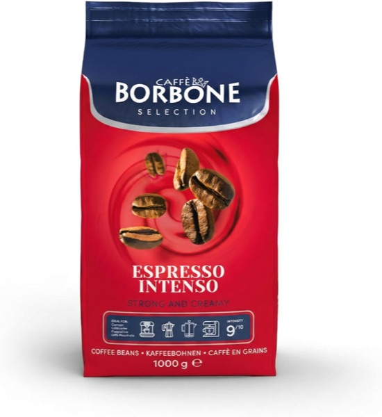 Paquet de café en grains Caffè Borbone Espresso Intenso de 1 kg