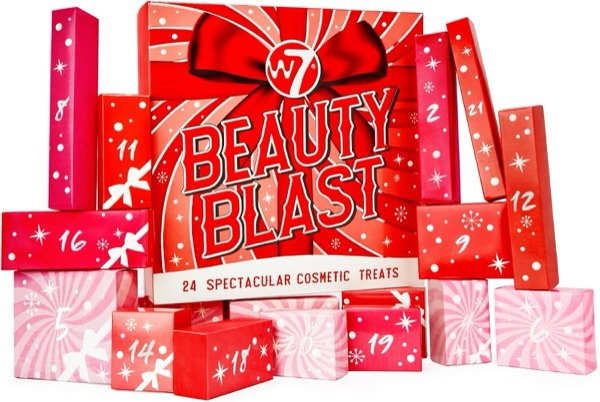 Calendrier de l'Avent maquillage W7 Beauty Blast 2026