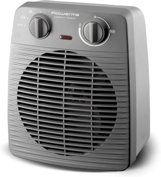 Chauffage soufflant compact Rowenta Compact Power SO2212 gris et rouge