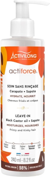 Flacon pompe du leave-in Activilong Actiforce pour cheveux frisés et crépus