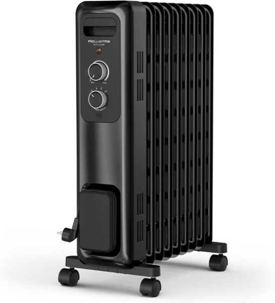 Radiateur à bain d'huile Rowenta Intensium Ultra 2000 W noir à 8 colonnes