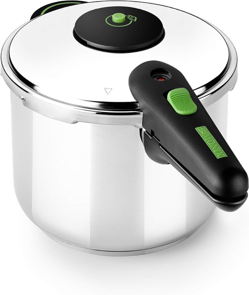 Autocuiseur Monix Presto 7 litres en inox avec manche noir
