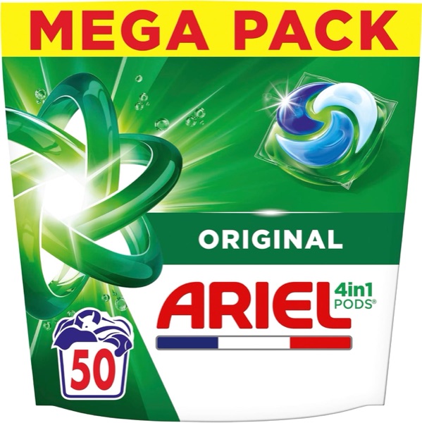Sachet de capsules de lessive Ariel PODS 4en1 Original