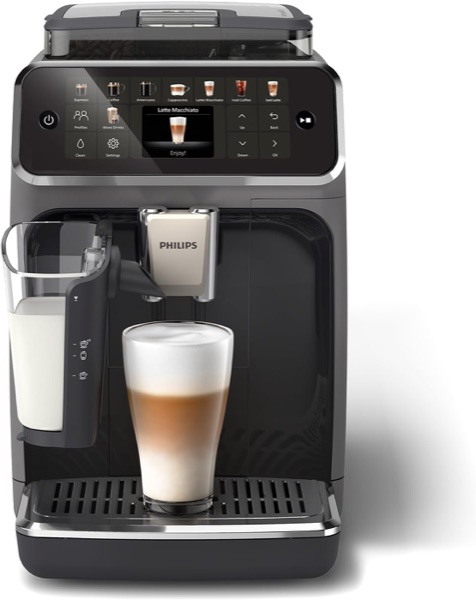 Machine à café à grain Philips Série 5500 avec carafe à lait LatteGo