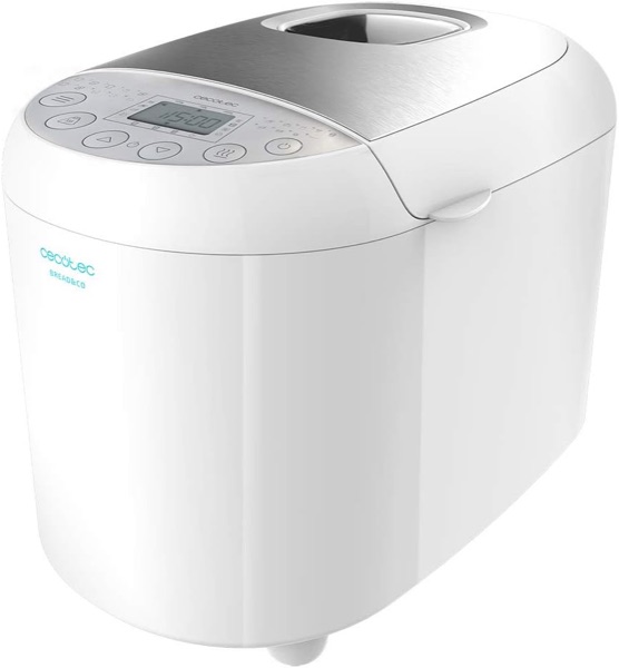 Machine à pain Cecotec Bread&Co 1000 Delicious blanche avec hublot