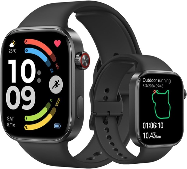Montre connectée Xiaomi Redmi Watch 6 noire à écran carré
