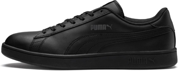 Basket Puma Smash V2 L noire en cuir
