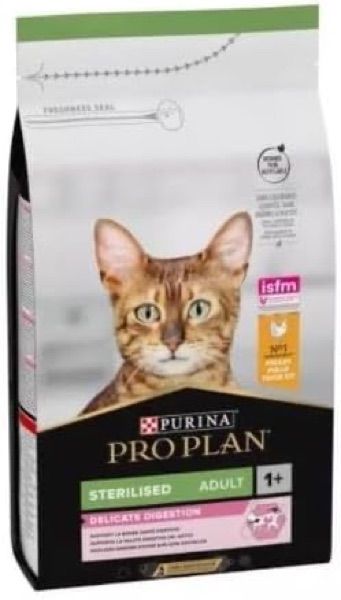 Sac de croquettes Purina Pro Plan Delicate Digestion pour chat adulte stérilisé
