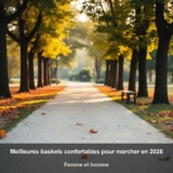Meilleures baskets confortables pour marcher en 2026 : femme et homme